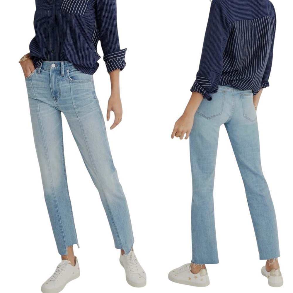 Madewell Straight Leg Jeans Cruiser Reconstructed Edition 31 Travis Wash  Jeans - Picture 2 of 16